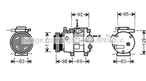 Compresor clima HYUNDAI i30 FD AVA HYK239 PieseDeTop