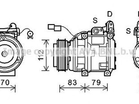 Compresor clima KIA CARENS II FJ AVA KK181