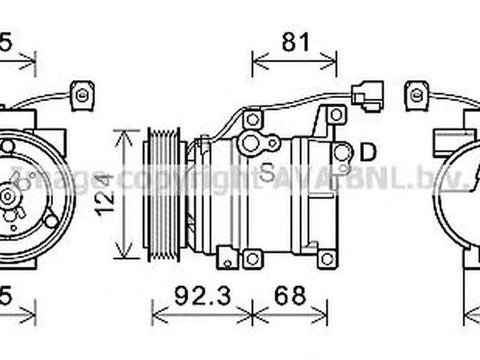 Compresor clima MAZDA 6 Hatchback GG AVA MZK219