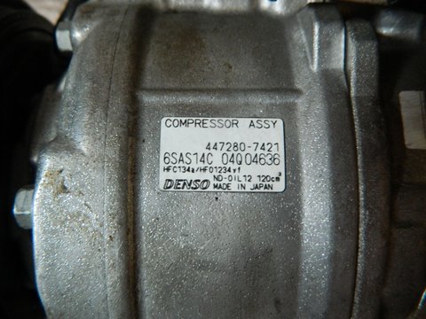Compresor clima Mercedes A-Class W176 2.2 CDI cod: 447280-7421 model 2014