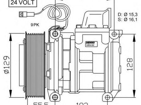 Compresor clima MERCEDES-BENZ ATEGO 2 NRF 32567