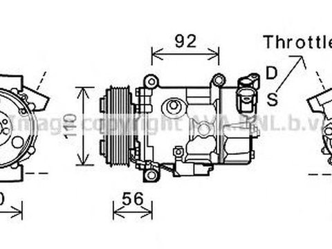 Compresor clima MINI MINI COUNTRYMAN R60 AVA BWK416