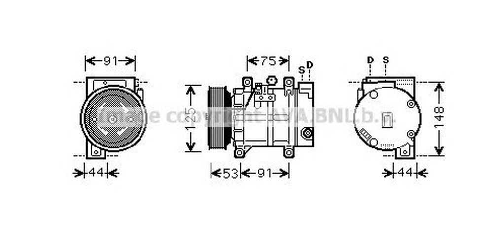 Compresor clima NISSAN X-TRAIL T30 AVA DNK259