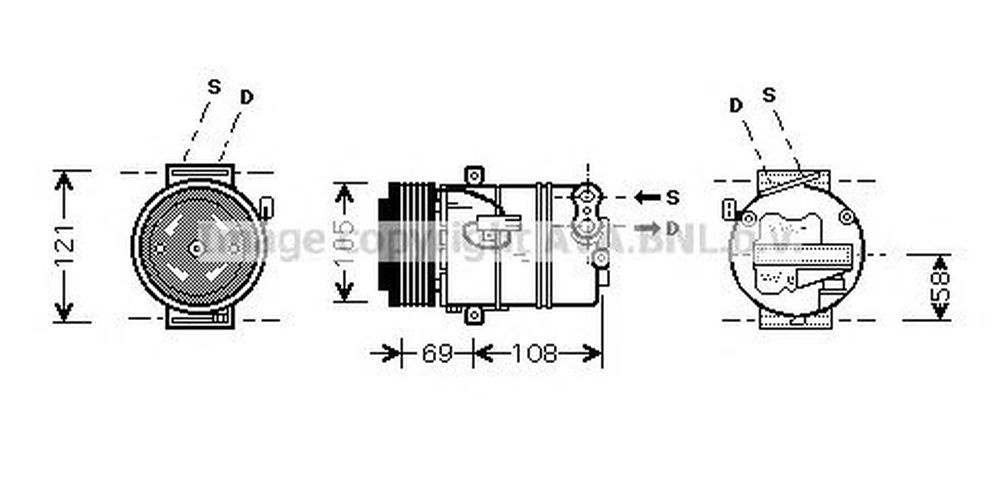 Compresor clima OPEL ASTRA H combi L35 AVA OLK426