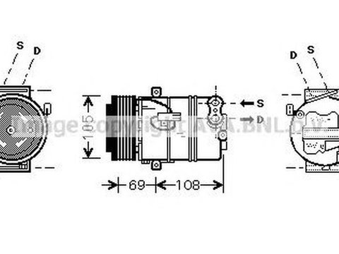 Compresor clima OPEL ASTRA H combi L35 AVA OLK426