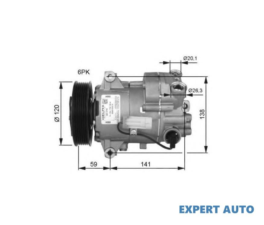 Compresor clima Opel ASTRA J limuzina 2012-2016 #2