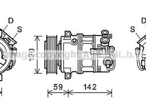 Compresor clima OPEL INSIGNIA AVA OLK579