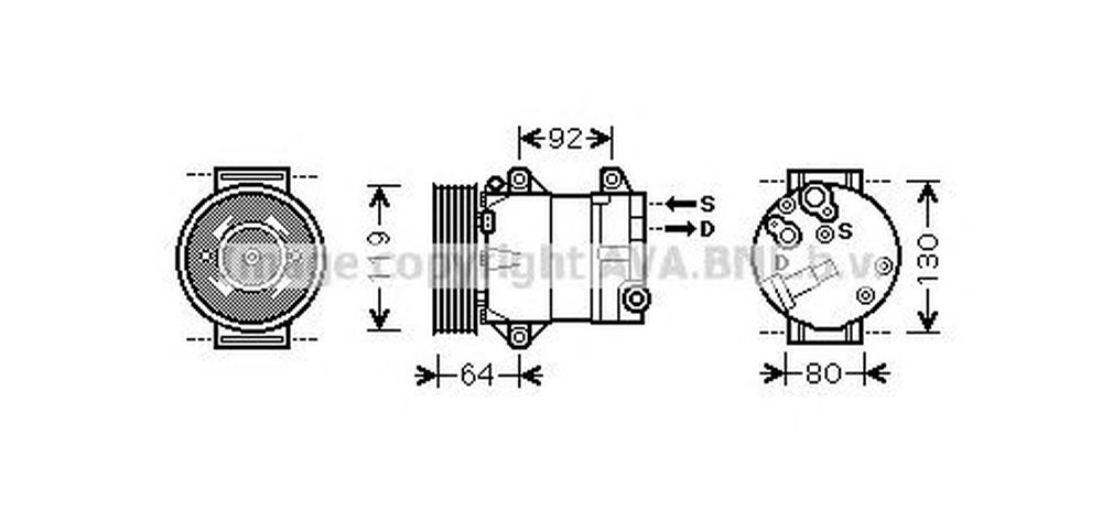 Compresor clima RENAULT GRAND Scenic II JM0 1 AVA RTK429