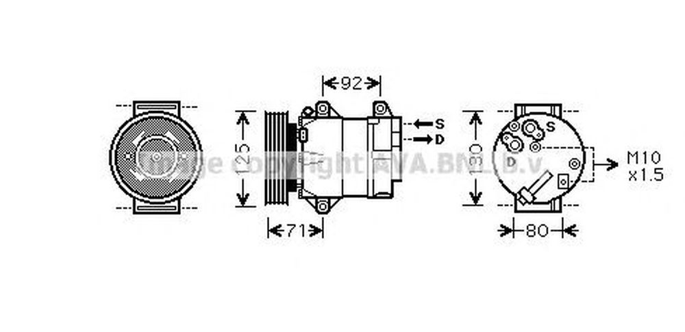 Compresor clima RENAULT GRAND Scenic II JM0 1 AVA RTK103