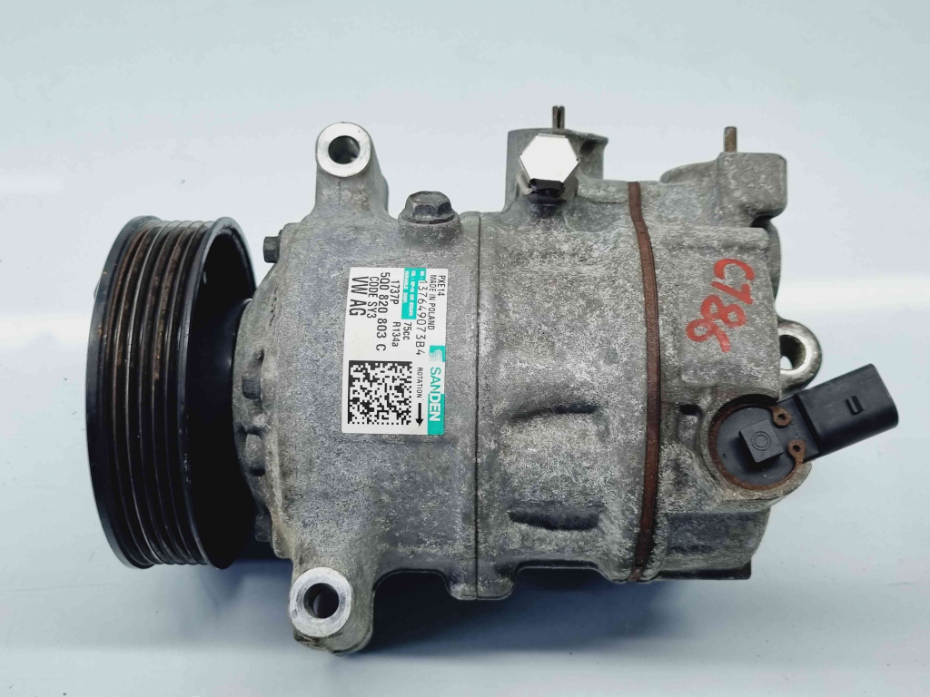 Compresor clima Skoda Rapid (NH3) [Fabr 2012-2019] 5Q0820803C 1.6 TDI CLHA77KW / 105CP