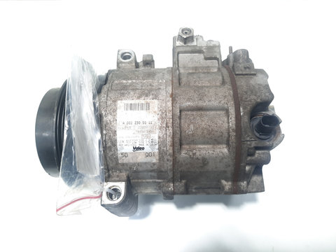 Compresor clima Valeo, cod A0022305011, Mercedes Clasa C (W204) 2.2 CDI, OM651913 (id:494511)