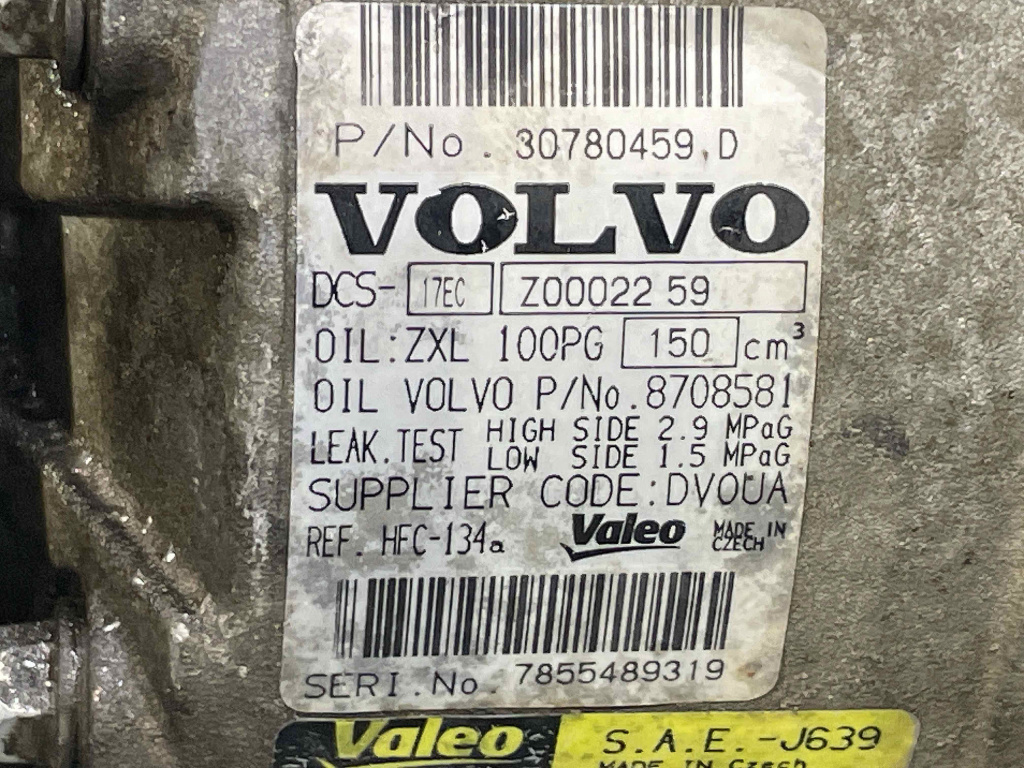 COMPRESOR CLIMA VOLVO S80 2.4 D - (2006 2016)