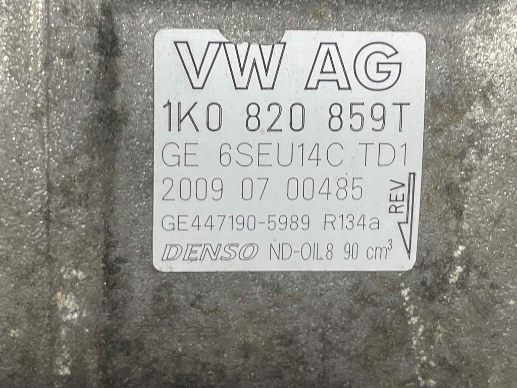 COMPRESOR CLIMA VW GOLF VI 1.4 INJ - (2008 2012)