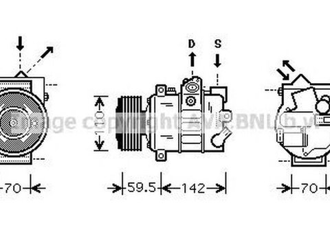 Compresor clima VW GOLF VI 5K1 AVA VWK220