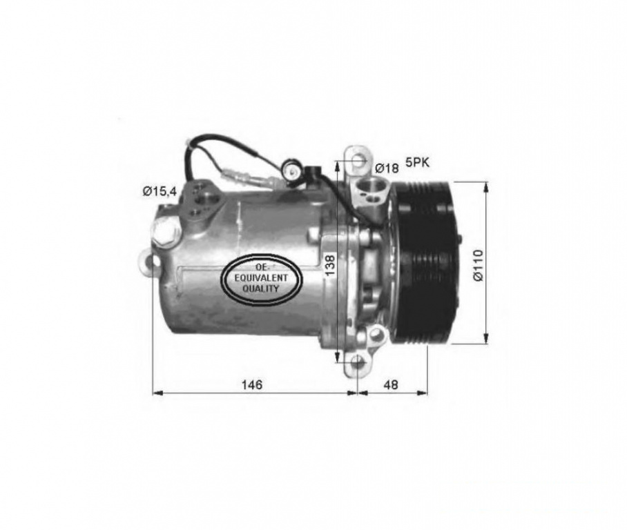 Compresor clima Z3 cupe (E36) 1997-2003, Z3 (E36) 1995-2003, X3 (E83) 2004-2016