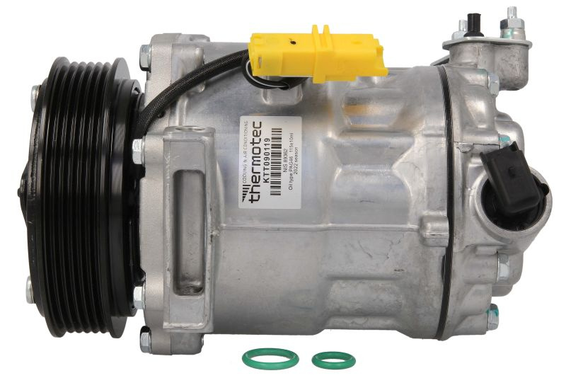 Compresor, climatizare Aer-conditioning compresor CITROEN C4 GRAND PICASSO I C5 II C5 III C5/KOMBI C6 DS3 PEUGEOT 2008 I 407 508 I 508/KOMBI 607 RENAULT LATITUDE 1.5D-3.0 d 05.04- THERMOTEC KTT090119