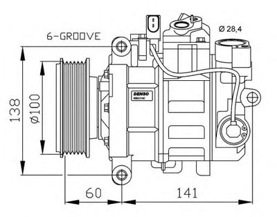 Compresor climatizare AUDI A4 (8EC, B7) - Cod inte
