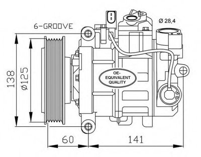 Compresor, climatizare AUDI A4 (8K2, B8) (2007 - 2