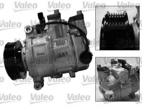 Compresor, climatizare AUDI A6 Allroad (4FH, C6) (2006 - 2011) VALEO 813150 piesa NOUA