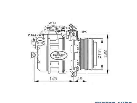 Compresor, climatizare BMW 3 (E90) 2005-2011 #2 0600K387