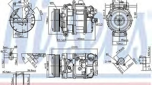 Compresor, climatizare BMW 3 (E90) (2005