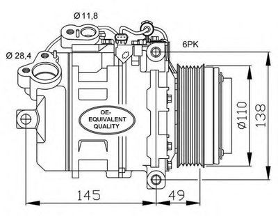 Compresor, climatizare BMW Seria 1 (E81) (2006 - 2