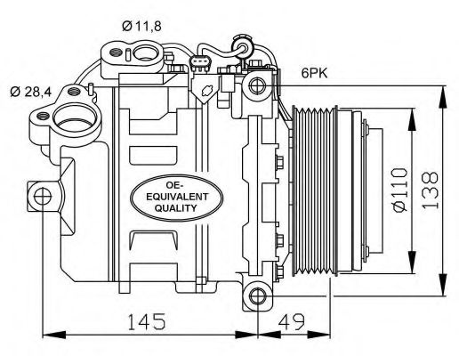 Compresor, climatizare BMW X1 (E84) (2009 - 2015) 