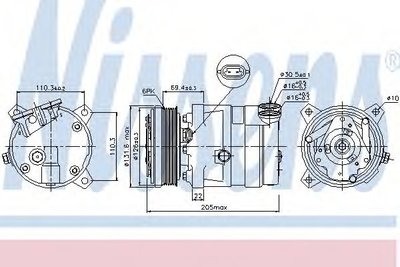 Compresor, climatizare CHEVROLET LACETTI (J200) (2
