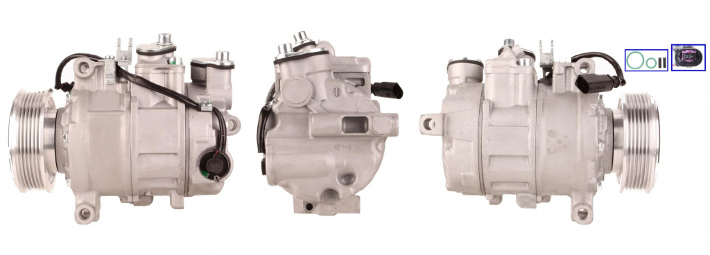 Compresor, climatizare ELSTOCK 51-0133 pentru AUDI A4 B7 Cabriolet (8HE) 2006-2009