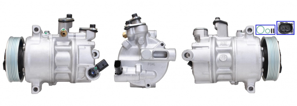 Compresor, climatizare ELSTOCK 51-1000 la SKODA OCTAVIA III (5E3, NL3, NR3) 2012 2013 2014 2015 2016 2017 2018 2019 2020