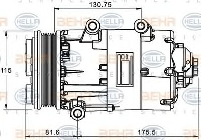 Compresor climatizare FORD MONDEO IV (BA7) - Cod i