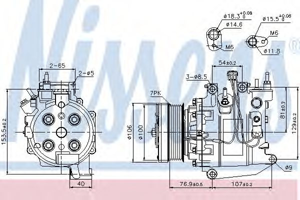 Compresor, climatizare HONDA CR-V Mk III (RE) (200