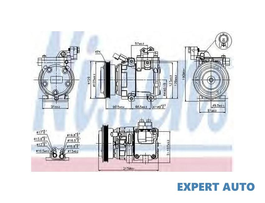 Compresor, climatizare Hyundai LANTRA Mk II (J-2) 1995-2000 #8 32205