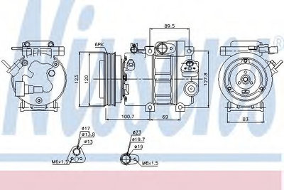 Compresor, climatizare KIA MAGENTIS (MG) (2005 - 2