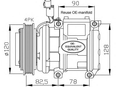 Compresor climatizare KIA SEDONA II (GQ) - Cod intern: W20088046 - LIVRARE DIN STOC in 24 ore!!!