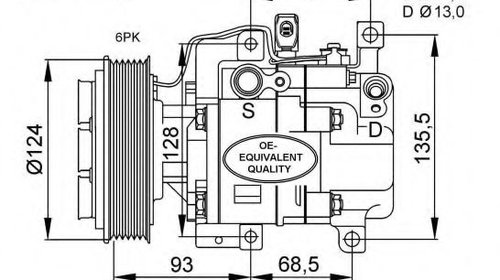 Compresor, climatizare MAZDA 3 (BK) (200