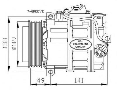 Compresor, climatizare MERCEDES-BENZ E-CLASS (W211