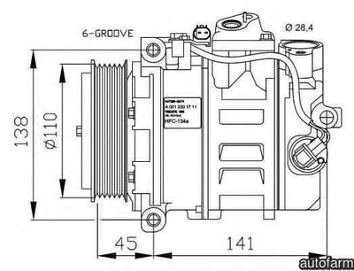 Compresor, climatizare MERCEDES-BENZ S-CLASS (W220