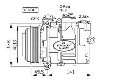 Compresor, climatizare MERCEDES-BENZ SLK (R170) (1