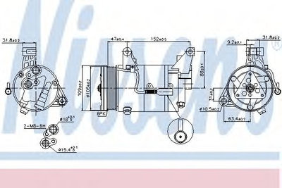 Compresor, climatizare MINI MINI (R50, R53) (2001 