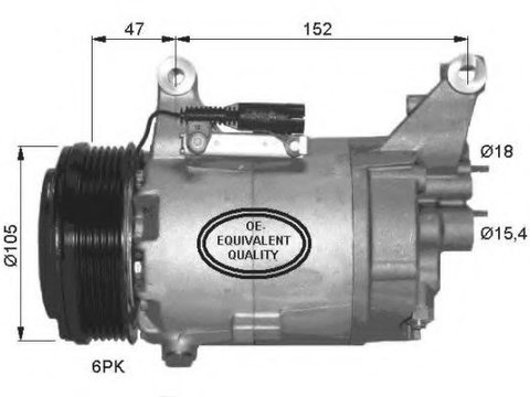 Compresor, climatizare MINI MINI (R50, R53) (2001 - 2006) NRF 32409