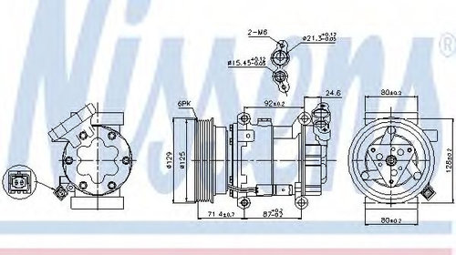 Compresor, climatizare NISSAN JUKE (F15)