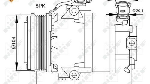 Compresor climatizare Opel Astra G (F48,
