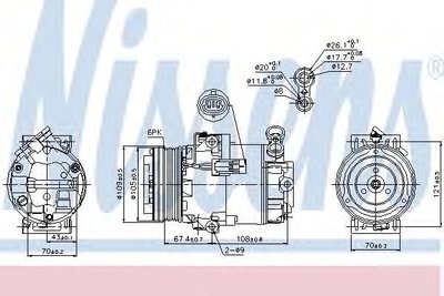Compresor, climatizare OPEL ASTRA H Combi (L35) (2