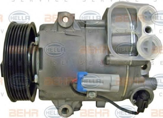 Compresor, climatizare OPEL ASTRA J, VAUXHALL ASTRA Mk VI (J), OPEL MERIVA B - HELLA 8FK 351 340-371