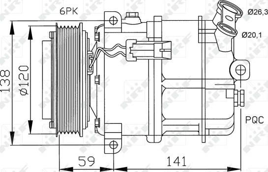 Compresor, climatizare OPEL VECTRA C (Z02), Sedan,