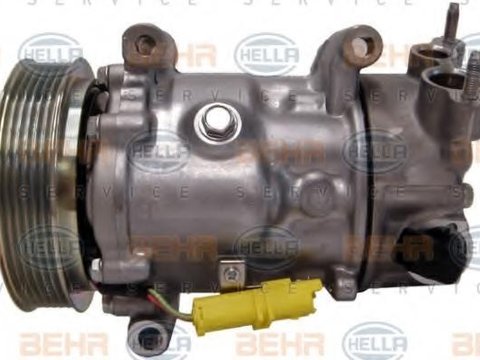 Compresor, climatizare PEUGEOT 307 (3A/C), PEUGEOT 307 SW (3H), PEUGEOT 307 CC (3B) - HELLA 8FK 351 340-081