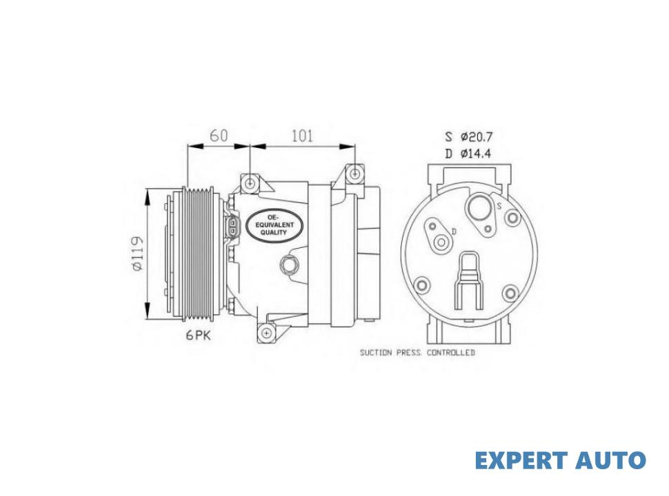 Compresor, climatizare Renault MEGANE I Break (KA0/1_) 1999-2003 #2 1135309