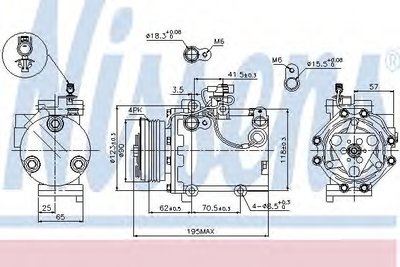 Compresor, climatizare SUZUKI SX4 (EY, GY) (2006 -