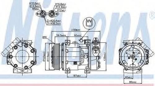 Compresor, climatizare VOLVO C30 (2006 -